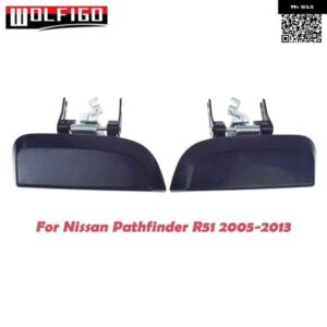 1030514 ブラック リア 左 右 外側 外側 ドアハンドル 日産 パスファインダー R51 2005- 2013 82607-EA502 82606-EA502