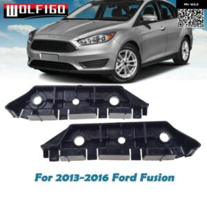 フロント左右 バンパー リテーナー ブラケット ブラック プラスチック フォード フュージョン 2013 - 16 DS7Z17C947B DS7Z17C947A DS73-17D959