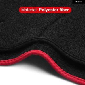 マツダ 3 BM BN アクセラ 2014 - 18 車用 ダッシュボード カバー サンシェード 遮光マット インストルメント パネル パッド アクセサリー - RHD　with　HUD　Red