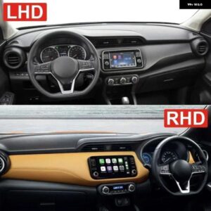 日産 キックス P15 2016 - 24 車用 ダッシュボード カバー サンシェード 滑り止めマット パッド アクセサリー - A　LHD　Red　Side