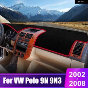 フォルクスワーゲン VW ポロ 9N 9N3 2002 - 08 POLO MK4 車用 ダッシュボード サンシェード カバー 滑り止め パッド アクセサリー