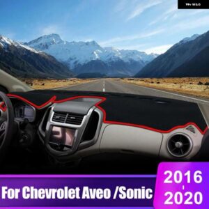 シボレー ソニック / アベオ 2016 - 20 車用 ダッシュボード サンシェード カバー 計器デスク用滑り止め パッド アクセサリー