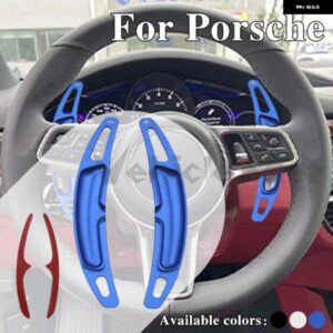 ポルシェ マカン 2014-2019 ポルシェ 911 718 991 ケイマン 918 車用 ステアリングホイール シフト パドルエクステンション デコレーション