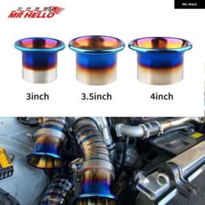 3/3.5/4インチ インレット ブルーチップ ステンレス レーシングカー コールドエアーコンプレッサー インテークインレット ベロシティスタック