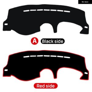 プジョー 206 CC SW 2004 - 08 206CC 206SW 車用 ダッシュボード サンシェード カバー 滑り止め パッド アクセサリー - B　Black