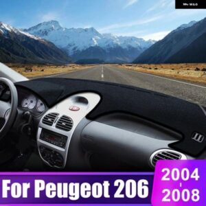 プジョー 206 CC SW 2004 - 08 206CC 206SW 車用 ダッシュボード サンシェード カバー 滑り止め パッド アクセサリー