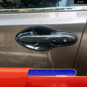 ホンダ XR-V XRV 2014 - 21 カーボン カー ドアハンドル カバー トリム スタイリング デコレーション アクセサリー - handle　0　button
