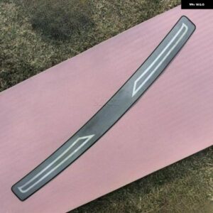 レクサス RX270 RX350 旧型 RX450H 2009 - 2015 ステンレス リア バンパー プロテクター シル トランク トレッドプレート トリム カー スタイリング - Black　Brushed