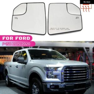 広角ヒーター付きミラー ガラスサイドドアバックミラー ウィングミラー バッキングプレート フォード F-150 F150 2015 - 20