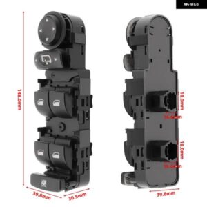 運転席側 左マスターパワーウィンドウスイッチ シトロエン C5 2001-2007 C8 プジョー 807 2002-2008 コントロール スイッチ レギュレーター ボタン 6554HQ - AS　Picture