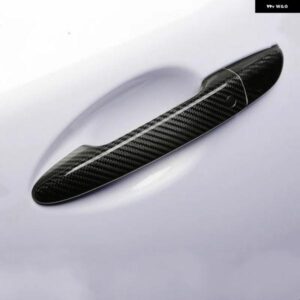 右ハンドル マツダ CX-5 CX5 CX 5 2011-2022 カーボン ドアハンドル カバー カー スタイリング アクセサリー - 1　keyhole　0　button