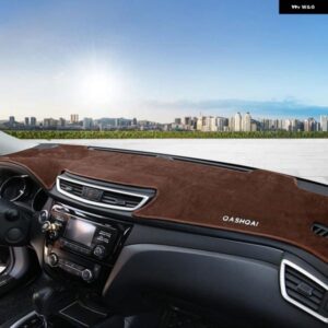日産 キャシュカイ J11 2014 - 20 車用 ダッシュボード カバー 計器盤用サンシェード 滑り止め パッド アクセサリー - A　LHD　Red　Side