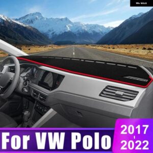 フォルクスワーゲン VW ポロ AW AW1 MK6 2017 - 22 車用 ダッシュボード サンシェード カバー 滑り止め パッド アクセサリー