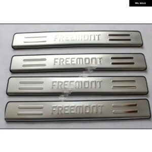 スタイリング ステンレス ドアシル スカッフプレート パネル キックステップ プロテクター ドアシル FIAT FREEMONT 2012-2014