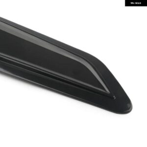 汎用 ABS プラスチック 車用エアインテークスクープ ボンネット フードベント フロントフードベント 装飾 フォード アウディ ホンダ BMW パネル トリム 2個 - MR-5571　Carbon