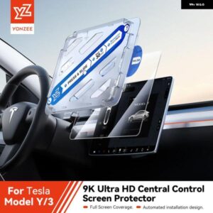 強化ガラススクリーン プロテクター TESLA MODEL 3 Y センター コンソール アンチグレア HDフィルム スクリーン プロテクター アクセサリー