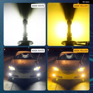 2X 20000LM H1 LED CANBUS ヘッドライト バルブ H1 H3 LED 車用ヘッド フォグランプ ファンレス プラグプレイ アップグレード 非極性 - H3