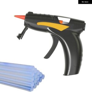 ホットメルトグルーガン 3.7V コードレス グルースティック30本付き ワイヤレスホットメルトグルーツール クラフト DIY リペアスティックツール ホーム DIY