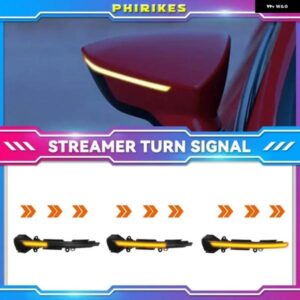 2X LED ダイナミックウィンカー ブリンカーSEAT LEON III 5F ST FR CUPRA ARONA KJ7 IBIZA 6Fシーケンシャルサイドミラー インジケーター ライト
