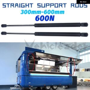 2個 600N 300-600MM ガス スプリング 汎用 ショック アブソーバー 油圧 リフト サポート ストラットバー RVベッド 車 マシン 家具