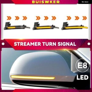 2PCS ダイナミックウィンカー LED サイドミラー インジケーター ウィンカー リピーターライト アウディ A3 8P A4 A5 B8 Q3 A6 C6 S6 S5 RS5 RS4
