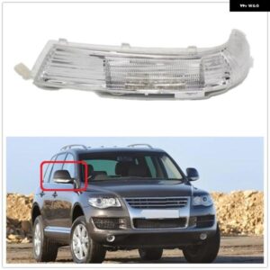 右側 VW TOUAREG 2002 - 06 カー スタイリング リアミラー LED ウィンカー インジケーター ライトランプ