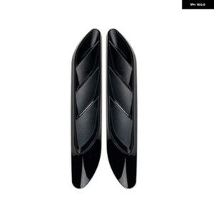 車サイド エアベント カバー トリム フェンダー ステッカー メルセデスベンツ C クラス W206 2022+ C200 C260 AMG C63 ブライトブラック