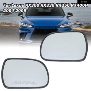 レクサス RX300 RX330 RX350 RX400H 2004 - 09 ドアミラー レンズ ヒーター付き アクセサリー