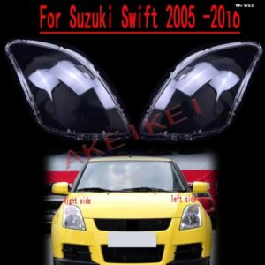 スズキ スイフト 2005-2016 車用 ヘッドランプ カバー ク リアランプ シェード フロント ヘッドライト レンズ シェルカバー