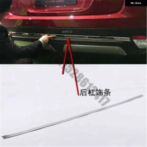 三菱 エクリプスクロス 2018-2019 ステンレス リア トランク リッド トリム カバー トランク ライトバー カー スタイリング