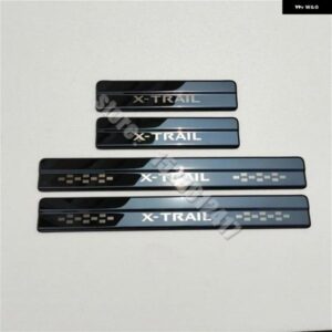 ステンレス ドアシル スカッフプレート 2014-2019年式 日産 X-TRAIL XTRAIL T32 ウェルカムペダル トリム カー スタイリング アクセサリー