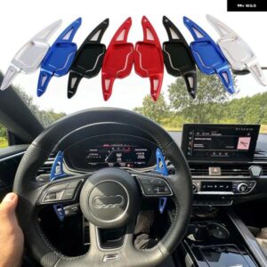 シフター パドル アウディ A3 A6 S6 C8 A7 S7 4K A8 Q8 E-TRON SPORTBACK 19-24 車用 ステアリングホイール パドル シフター DSG 延長 ギア