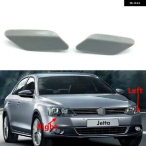 フロント バンパー ヘッドライト ヘッドランプ ウォッシャー スプレーノズル ジェットカバー キャップ フォルクスワーゲン VW ジェッタ 2011 - 14