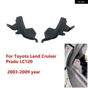 フロントガラス ラップコーナー トリム ワイパー サイドカバー 蓋 トヨタ ランドクルーザー プラド LC120 LC150 2003-2020 - 2003-2009　pair