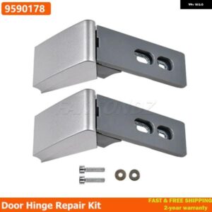 ドアヒンジ リープヘル 冷蔵庫 冷凍庫 冷蔵庫 ヒンジペア + 固定具 シルバー 9590178 03-JRI-857