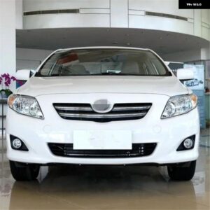 1ペア 車 外装 フロント バンパー 牽引フックカバー トレーラーキャップ トヨタ カローラ 2007 2008 2009 - blue　pair