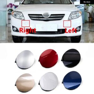 1ペア 車 外装 フロント バンパー 牽引フックカバー トレーラーキャップ トヨタ カローラ 2007 2008 2009 - red　pair