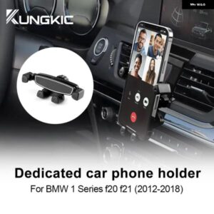 電話 ホルダー BMW 1シリーズ F20 F21 2012-2018 固定ベース ブラケット ワイヤレス充電専用 モバイル重力 エアベント
