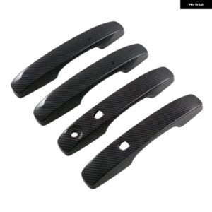 フォード レンジャー T9 エベレスト U704 MK3 2023 2024 カーボン/ブラック/シルバー カーサイド ドアハンドル カバー ステッカー スタイリング