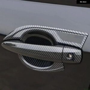 日産 キャシュカイ 2023 2024 2025 カーボン クローム カー ドアハンドル カバー ステッカー スタイリング アクセサリー