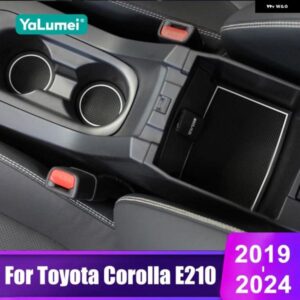 トヨタ カローラ E210 2019 - 24 ハイブリッド 滑り止めゲートスロットカップマット ドア滑り止め パッド カーアクセサリー