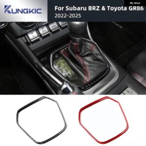 リアルソフトカーボン ステッカー LHD RHD 車用オートマチック ギア シフト フレーム トリム スバル BRZ トヨタ GR86 2021 - 24 2025
