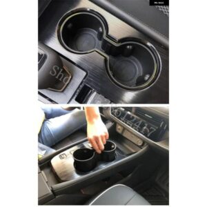 日産 エクストレイル T33 2021-2023 中央 制御 ウォーターカップ ホルダー カスタム ギアウォーターカップスロット フレーム リミッター 収納 ボックス - B