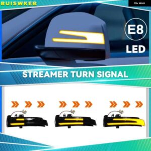2個 ダイナミックウィンカー LEDライトサイドミラー インジケーター メルセデスベンツ W204 CLA A B C E S GLA GLK CLS クラス W176 W212