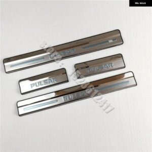 日産 パルサー 2010-2022 カーアクセサリー ステンレス プロテクター ドアシル スカッフプレート スレッショルドウェルカムペダル