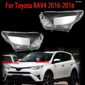 トヨタ RAV 4 RAV4 2016 2017 2018 車用 ヘッドランプ カバー ク リアランプ シェード フロント ヘッドライト レンズ シェルカバー