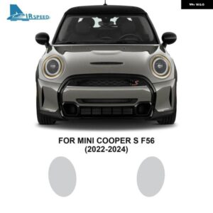 ペイントプロテクションフィルム MINI F56 COOPER S 2ドア 2022-2024 クリアキット 8.5ミル プレカット TPU ヘッドライト リアビューフィルム - rearview　film