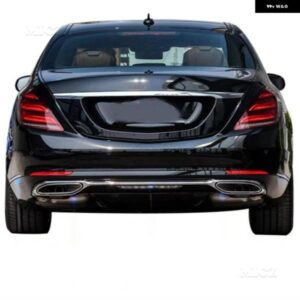 メルセデスベンツ S クラス W222 S320 S560 S350 S450 S680 2018-2019 リア バンパー エキゾースト パイプ - L