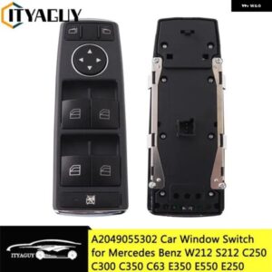 運転席側 電動ウィンドウスイッチ メルセデスベンツ W204 C220 C E クラス W212 S212 C250 C300 C350 C63 E350 E550 E250 A2049055302
