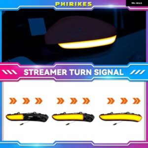プジョー 208 2008 2012 - 20 シトロエン C3 ダイナミック LED サイドミラー ウィンカー フローティングライト 2個
